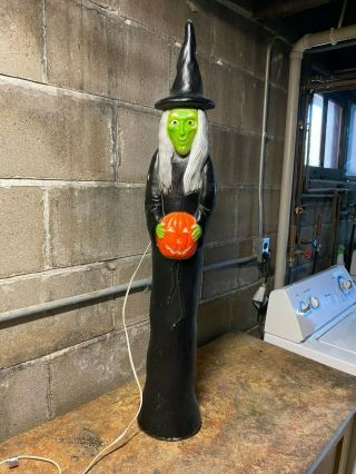Vintage Don Featherstone Union Blow Mold 36 " Halloween Witch