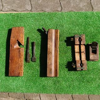 Vintage Japanese Mentori Molding Sakuri Grooving Kanna Plane Wood Tool