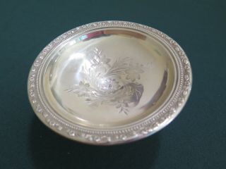 Frank M Whiting Sterling Silver Weighted And Reinforced Compote Dish
