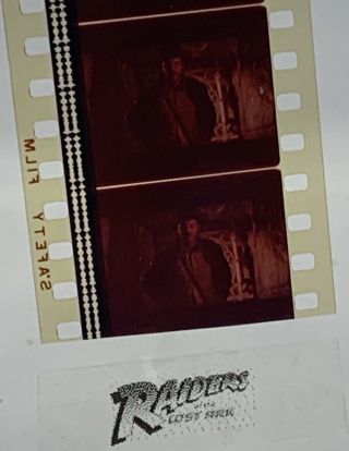 5 - Cell 35mm 1981 Raiders Of The Lost Ark Indiana Jones (harrison Ford) Close Up