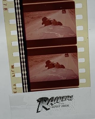 5 - Cell 35mm 1981 Raiders Of The Lost Ark Indiana Jones On Truck Hood