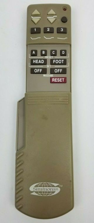 Retro / Vintage Simmons Adjustable Bed Remote Control Rps2 - T