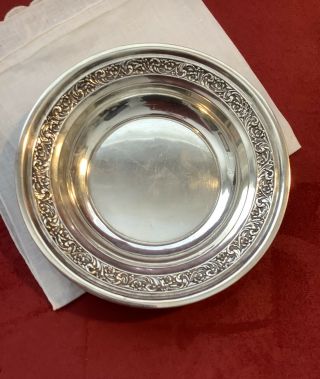 Antique Art Nouveau Webster Co.  Sterling Silver Bowl 2 Oz 5 1/2” (ms)