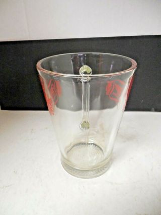 RARE & UNIQUE Authentic Vintage 1970 ' s MILLER HIGH LIFE MINI Glass Pitcher 2