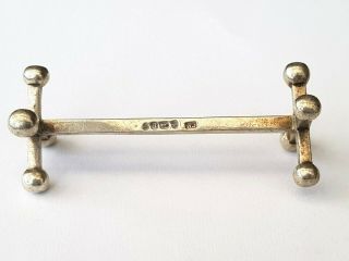 Antique Rare Georgian Solid Silver Cutlery Rest/knife/fork Rest - London - C1823