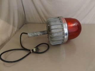 Vtg Large Federal Signal Corp.  371 Commander Series A1 Rotating Beacon Light