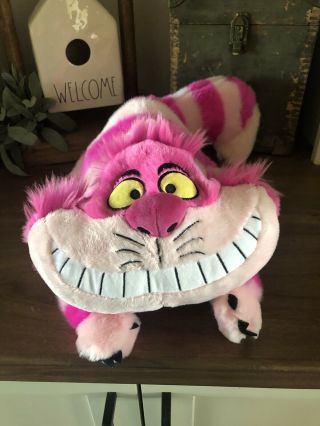 Disney Store Cheshire Cat From Alice In Wonderland Plush Stuffed Animal