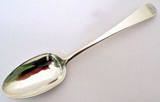 An 18th Century Sterling Silver Table Spoon,  Hester Bateman,  London 1778