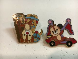 Chip And Dale Set Of 2 Disney Pins