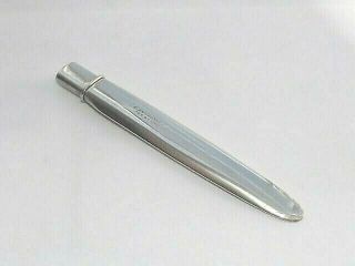 Antique Sampson Mordan Edwardian Solid Silver Sterling Pencil Holder C1905