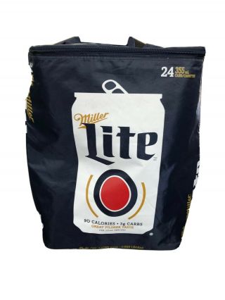 Insulated Travel Cooler Backpack Zip Closure 24 X 355ml Can Bud Light Beer