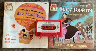 Walt Disney Read Along Book And Tape Mary Poppins & It 
