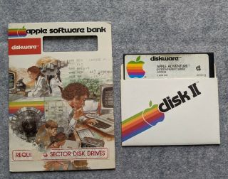 Apple Adventure Apple II vintage computer game 1980 Apple Computer Software Bank 2