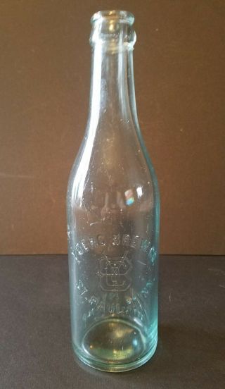 Fantastic Vintage Embossed Yoerg Brewing Bottle / St.  Paul Minnesota