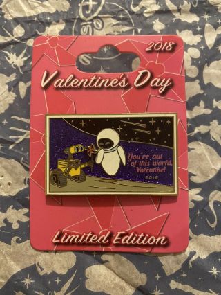 Disney Parks Pixar Walle 2018 Valentines Day Pin