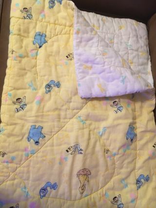 Vintage Sesame Street Baby Toddler Sleeping Bag Blanket Bedding Quilt 1980s