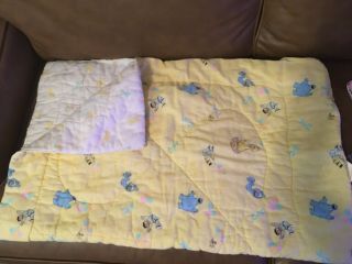 Vintage Sesame Street Baby Toddler Sleeping Bag Blanket Bedding Quilt 1980s 2