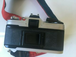 Canon AE - 1 35mm Film Camera with sigma lens and vintage strap 2