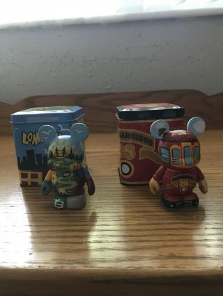 Disney Vinylmation San Francisco Cable Car And Lombard St With Tins
