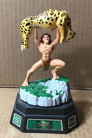 Mattel Disney Tarzan Defeats Sabor Rotating Die - Cast Collectible Figure Vg
