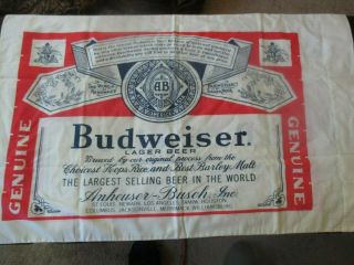Anheuser Busch Vintage Budweiser Pillowcase