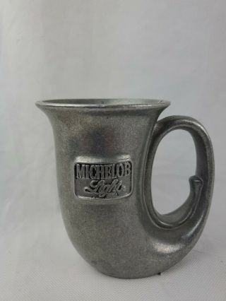 Michelob Light Beer Vintage Metal Drinking Horn