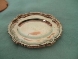 MEYERS STERLING SILVER SERVING TRAY SALVER DOLLHOUSE MINIATURE 1:12 (4) 3