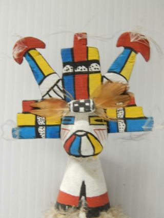 Vintage Hopi Pueblo Indian Small Size Kachina Doll - Fabulous Tableta 6 1/4 " T
