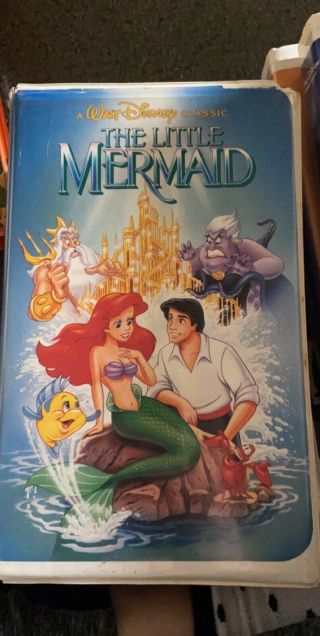 Vhs Black Diamond The Little Mermaid With Banned Cover