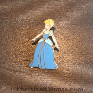 Vintage Disney Cinderella Standing In Blue Gown Pin (uh:1610)