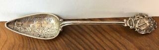 Gorham H.  A.  Heath Limerocks Newport,  Ri.  Sterling Silver Antique Souvenir Spoon
