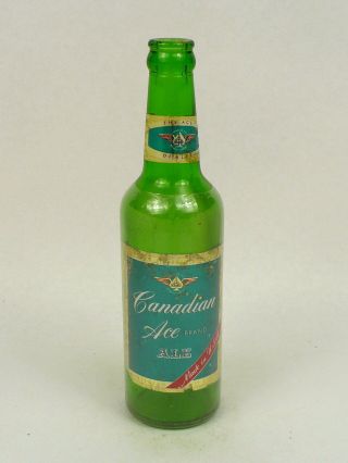Scarce Canadian Ace Beer Green Chicago Longneck Bottle Tavern Trove