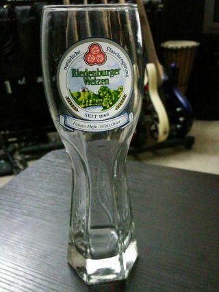 Riedenburger Weizen Feines Hefe - Weissbier 0.  5l Beer Glass