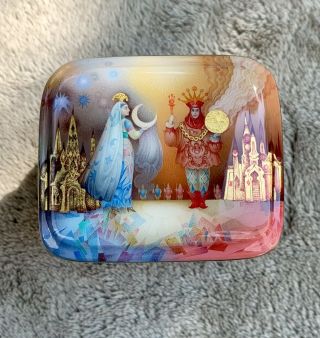 Fedoskino Russian Hand Painted Lacquer Box “day And Night” By Rogatov