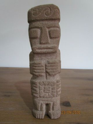 Tiwanaku Ponce Monolith Vintage Carved Stone Statue