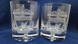 Fc Liverpool Whisky Glasses 2 X 250 Ml.