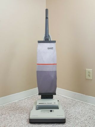 Hoover Elite 5.  0 Upright Bagged Vacuum Cleaner 1989 Model U4481 Vintage