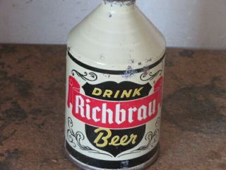 Richbrau Beer.  Really.  Cone Top Solid.  One