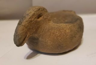 Ancient Native American Missippian Bird Effigy Pot