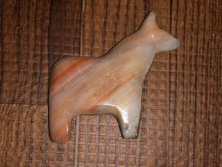 C.  1970’s Zuni Carved Spiny Oyster Mop Horse Fetish By Rosalie Quam (d. )