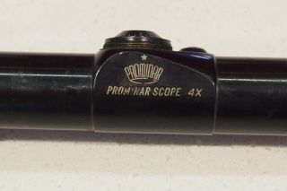 Vintage Kowa " Prominar " 4x Rifle Scope.  Made In Japan No.  70096