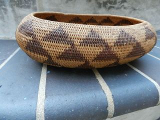 Antique Large Northern California Pomo Basket,  12 