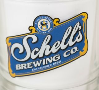Set Of Two Schells Brewing Co Glass Beer Mugs Glasses August Shell Ulm Mn