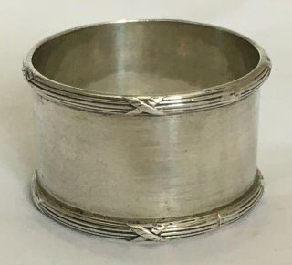 Vintage Sterling Silver Serviette Napkin Ring 1944