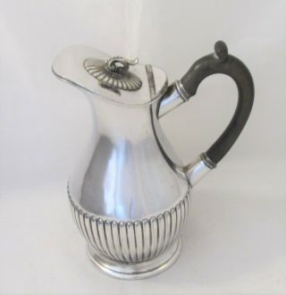 A Small 19th Century Silver Plated Wine Ewer / Jug - John Round And Son