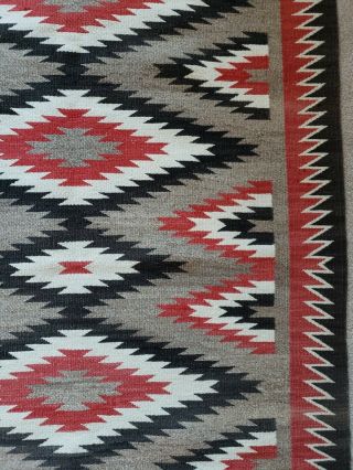 Authentic Navajo wool rug 39 