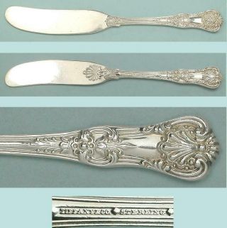 Antique Sterling Silver English King Pattern Butter Knife Tiffany & Co C1900