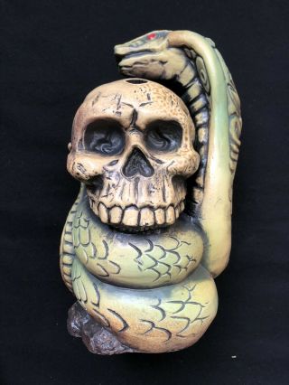Forbidden Island 13th Anniversary Cobra & Skull Tiki Mug Eekum Bookum 54/250