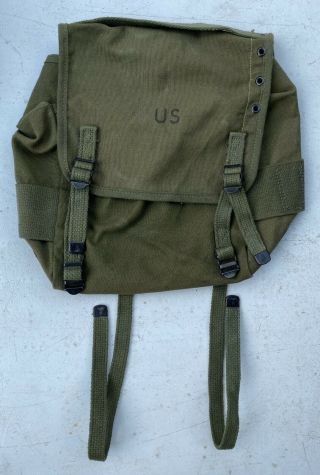 Vintage 1960 Nos U.  S.  Military Combat Field Pack M - 1956 Fanny Pack Army Marines