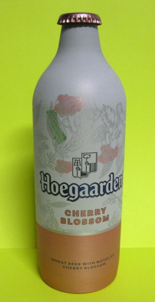 Budweiser / Hoegaarden Cherry Blossom Aluminum Beer Bottle - Collaboration Brew